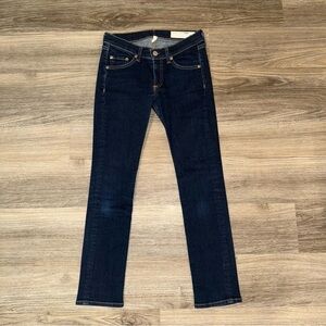 Rag & Bone Capri Skinny Jeans Womens‎ 24 Heritage Cropped Denim Blue